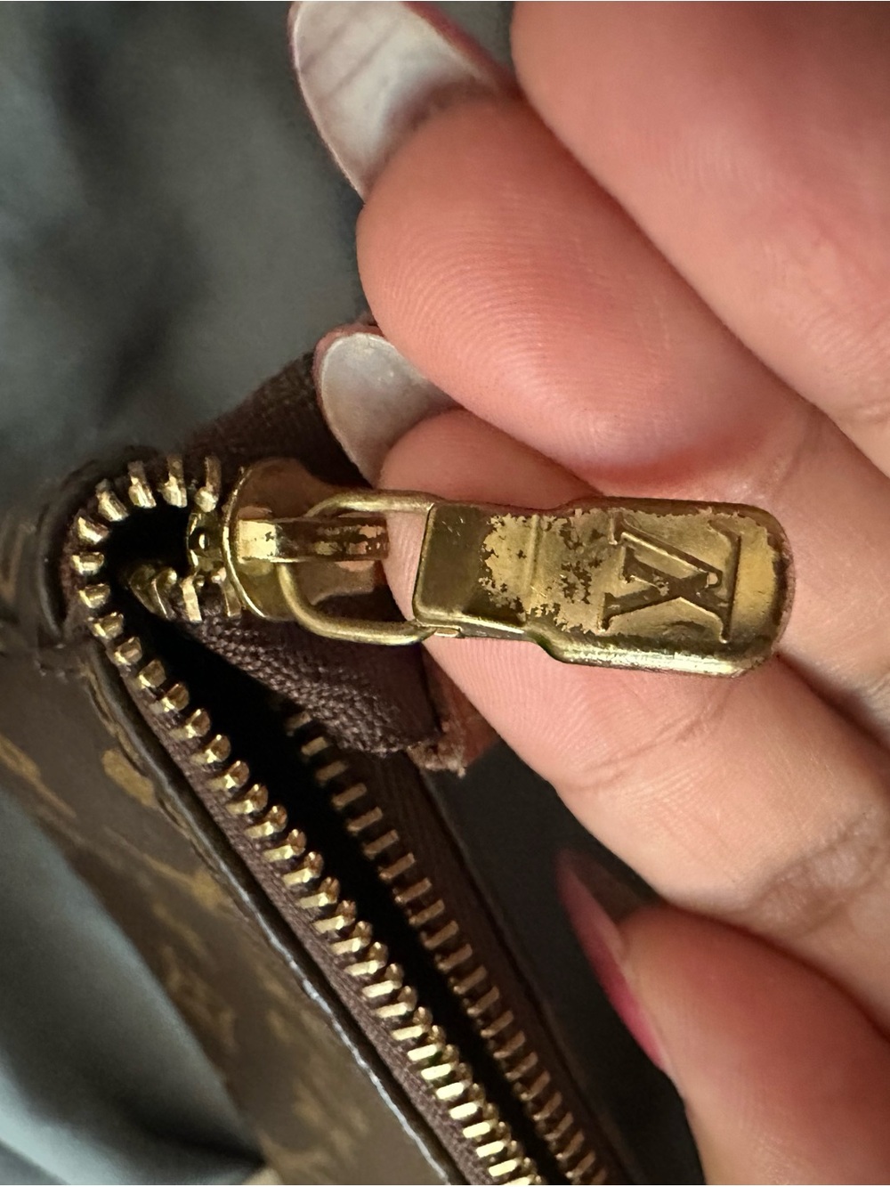 Louis Vuitton Monogram Canvas Pochette in Brown and Tan - Picture 11 of 12